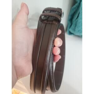 Brown Leather belt size 46. A31